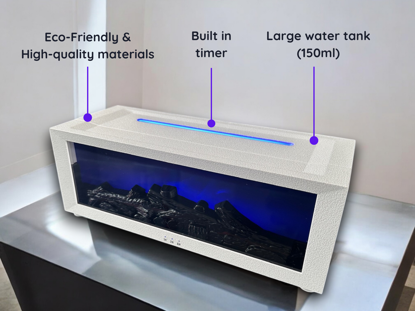 Fireplace Diffuser White