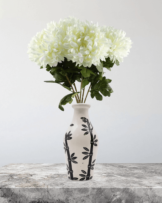 Mzuri Chrysanthemum – White (Pack of 6)