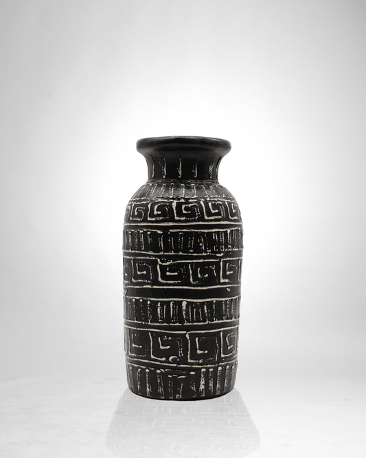 Greek Straight Vase - Chocolate