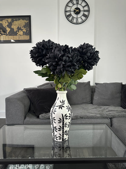 Mzuri Chrysanthemum – Black (Pack of 6)