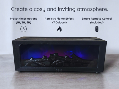 Fireplace Diffuser Black
